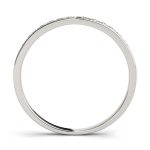 Channel Set Wedding Ring, in Platinum - 50001