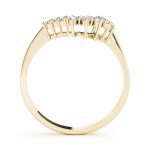 Curverd Wedding Ring, in Yellow Gold - 50003