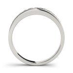 Channel Set Wedding Ring, in Sterling Silver - 50005