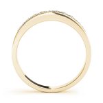 Channel Set Wedding Ring, in Yellow Gold - 50005