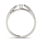 Prong Set Wedding Ring, in Sterling Silver - 50009