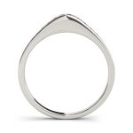 Channel Set Wedding Ring, in Sterling Silver - 50026