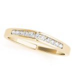 Channel Set Wedding Ring, in Yellow Gold - 50026