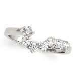 Curverd Wedding Ring, in Platinum - 50058