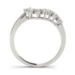 Curverd Wedding Ring, in Sterling Silver - 50058