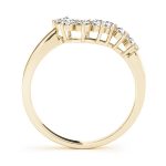 Curverd Wedding Ring, in Yellow Gold - 50058