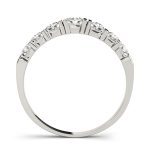 Bar Set Wedding Ring, in Sterling Silver - 50059