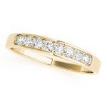 Channel Set Wedding Ring, in Yellow Gold - 50076