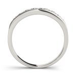 Channel Set Wedding Ring, in Platinum - 50077