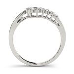 Curverd Wedding Ring, in Platinum - 50097