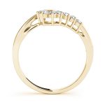 Curverd Wedding Ring, in Yellow Gold - 50097