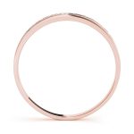 Channel Set Wedding Ring, in Rose Gold - 50120