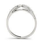 Curverd Wedding Ring, in Platinum - 50139