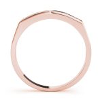 Channel Set Wedding Ring, in Rose Gold - 50152