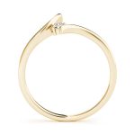 Curverd Wedding Ring, in Yellow Gold - 50192