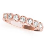 Wedding S Band, in Rose Gold - 50204