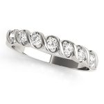 Wedding S Band, in White Gold - 50204