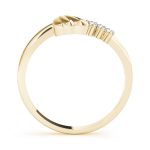 Curverd Wedding Ring, in Yellow Gold - 50214