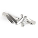 Curverd Wedding Ring, in Platinum - 50221