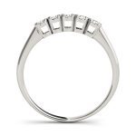 Prong Set Wedding Ring, in Sterling Silver - 50222