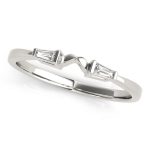 Fancy Shape Baguette Wedding Ring, in Platinum - 50229