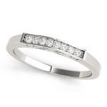 Channel Set Wedding Ring, in Sterling Silver - 50251