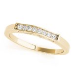 Channel Set Wedding Ring, in Yellow Gold - 50251