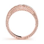 Channel Set Wedding Ring, in Rose Gold - 50255