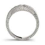 Channel Set Wedding Ring, in Sterling Silver - 50255