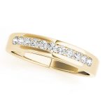 Channel Set Wedding Ring, in Yellow Gold - 50257