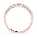 Prong Set Wedding Ring, in Rose Gold - 50261