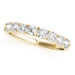 Prong Set Wedding Ring, in Yellow Gold - 50261