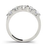 Bar Set Wedding Ring, in Sterling Silver - 50267