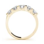 Bar Set Wedding Ring, in Yellow Gold - 50267