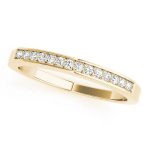 Channel Set Wedding Ring, in Yellow Gold - 50270