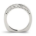 Channel Set Wedding Ring, in Platinum - 50278