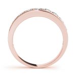 Prong Set Wedding Ring, in Rose Gold - 50280