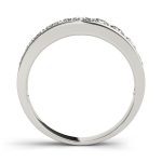 Prong Set Wedding Ring, in Sterling Silver - 50280