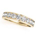 Prong Set Wedding Ring, in Yellow Gold - 50280