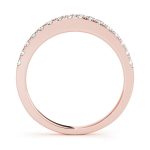 Prong Set Wedding Ring, in Rose Gold - 50281