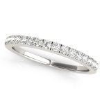 Prong Set Wedding Ring, in Platinum - 50281