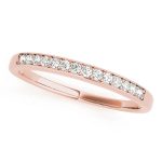 Channel Set Wedding Ring, in Rose Gold - 50283