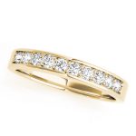 Channel Set Wedding Ring, in Yellow Gold - 50284