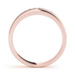 Channel Set Wedding Ring, in Rose Gold - 50285