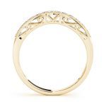 Curverd Wedding Ring, in Yellow Gold - 50286