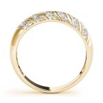 Pave Wedding Ring, in Yellow Gold - 50288