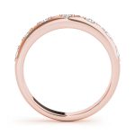 Pave Wedding Ring, in Rose Gold - 50291