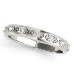 Pave Wedding Ring, in Sterling Silver - 50291