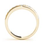 Pave Wedding Ring, in Yellow Gold - 50291