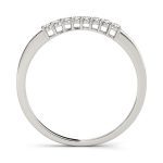 Curverd Wedding Ring, in Platinum - 50292